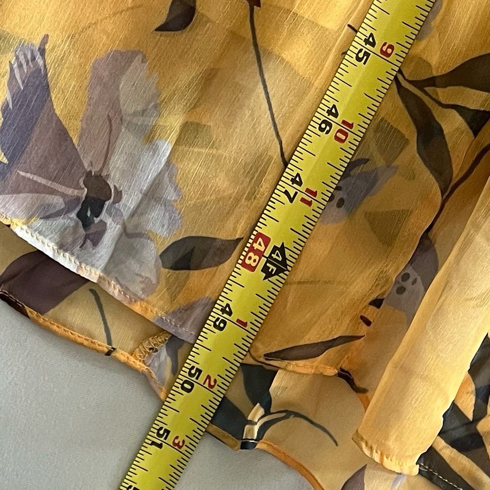 Petal & Pup Yellow Strapless Ruffled Maxi Dress NWT - Picture 12 of 12
